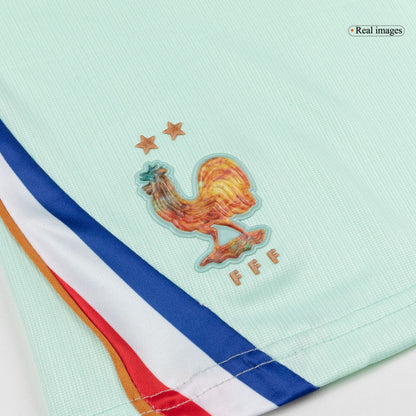 France Kids Away Soccer Kit World Cup 2026 Mint Green