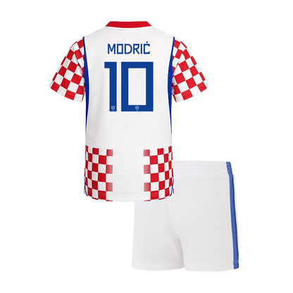 MODRIĆ #10 Croatia Kids Home Soccer Kit World Cup 2026 Red&White
