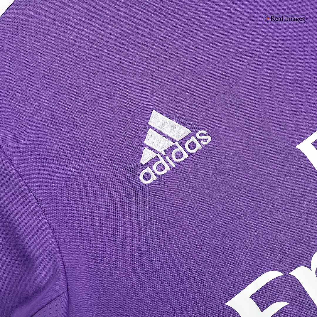 Retro BENZEMA #9 Real Madrid Mens Away Soccer Jersey 2016/17 Purple