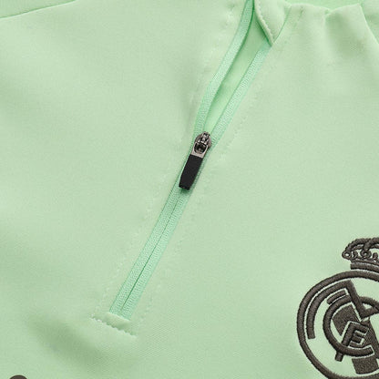 Real Madrid Kids Training Tracksuit Kit 2025/26 Green