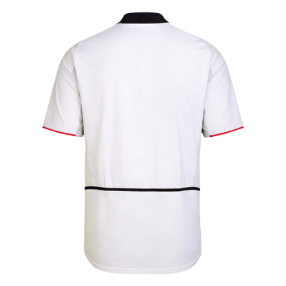 Retro Manchester United Mens Away Soccer Jersey 2002/03 White