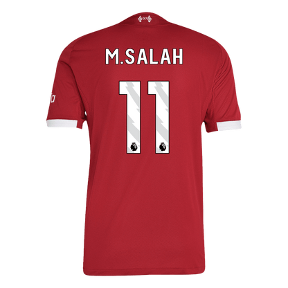 M.SALAH #11 Liverpool Mens Home Soccer Jersey 2025/26 Red - Player Version