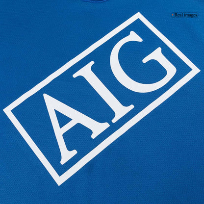 Retro Manchester United Mens Third Away Soccer Jersey 2008/09 Blue
