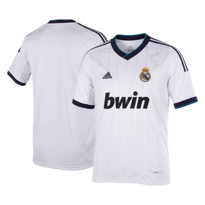 Retro Real Madrid Mens Home Soccer Jersey 2012/13 White