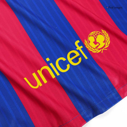 Retro Barcelona Mens Home Soccer Jersey 2016/17 Red&Blue