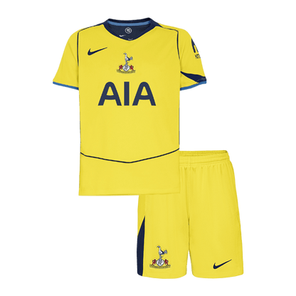 Tottenham Hotspur Kids Third Away Soccer Kit 2025/26 Yellow