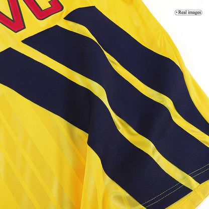 Retro Arsenal Mens Away Soccer Jersey 1993/94 Yellow