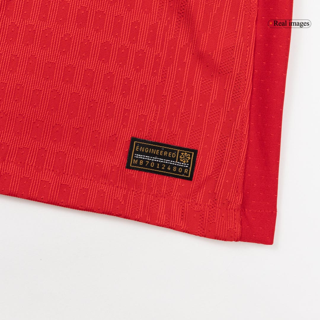 O.DEMBÉLÉ #10 PSG Mens Third Away Soccer Jersey 2025/26 Red - Player Version