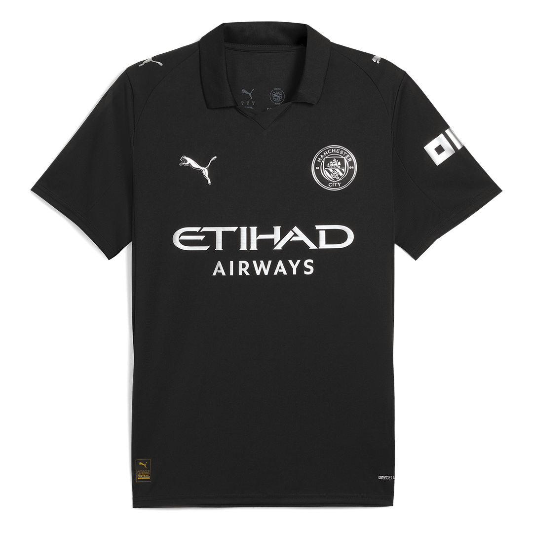 FODEN #47 Manchester City Mens Away Soccer Jersey 2025/26 Black