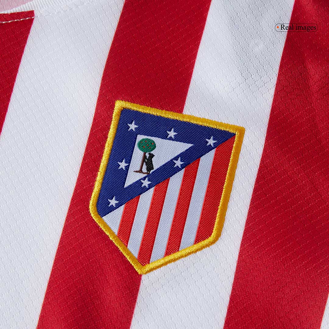 Atletico Madrid Kids Home Soccer Full Set 2025/26 Red&White