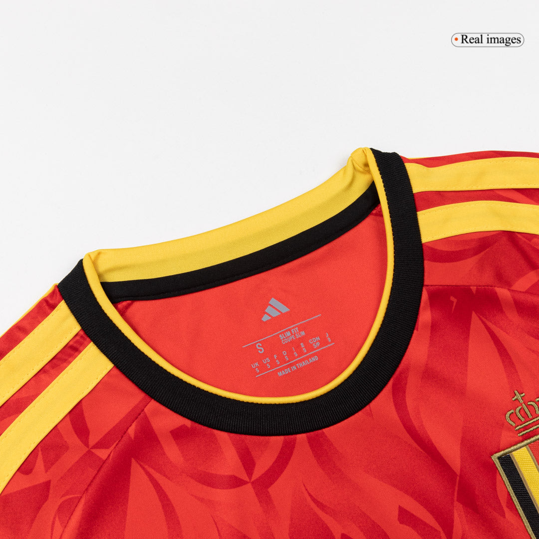Belgium Mens Home Soccer Jersey World Cup 2026 Red