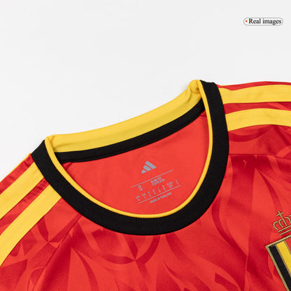 Belgium Mens Home Soccer Kit World Cup 2026 Red