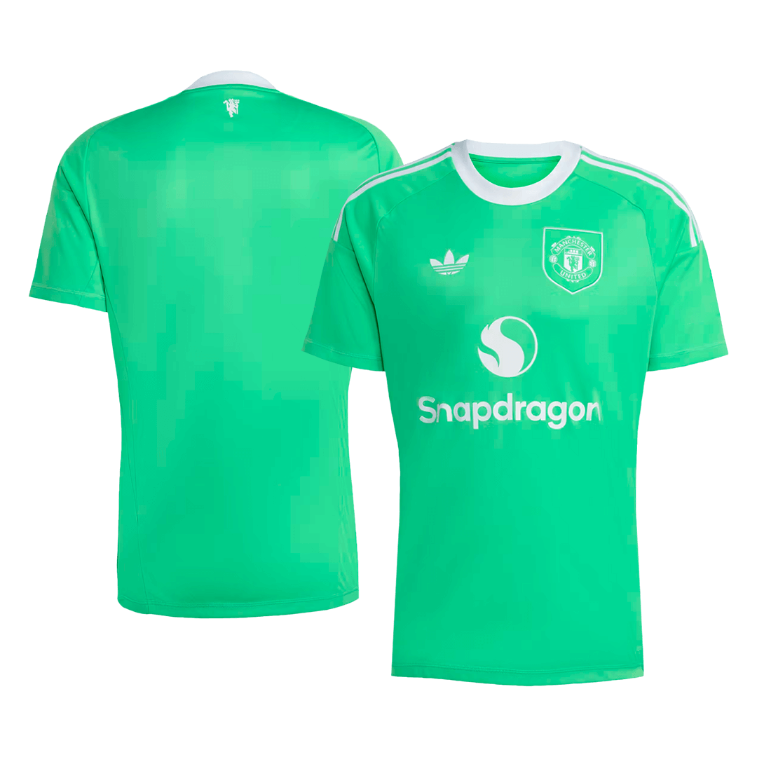 Manchester United Mens Soccer Jersey 2025/26 Green