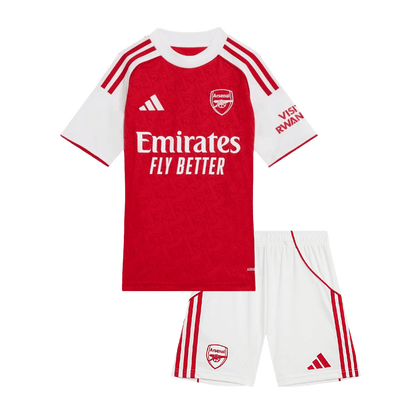 Arsenal Kids Home Soccer Kit 2025/26 Red