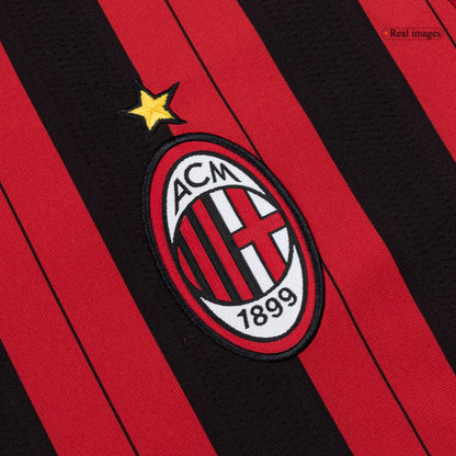 Retro AC Milan Mens Home Soccer Jersey 2013/14 Red&Black