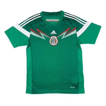 Retro Mexico Mens Home Soccer Jersey 2014 Green