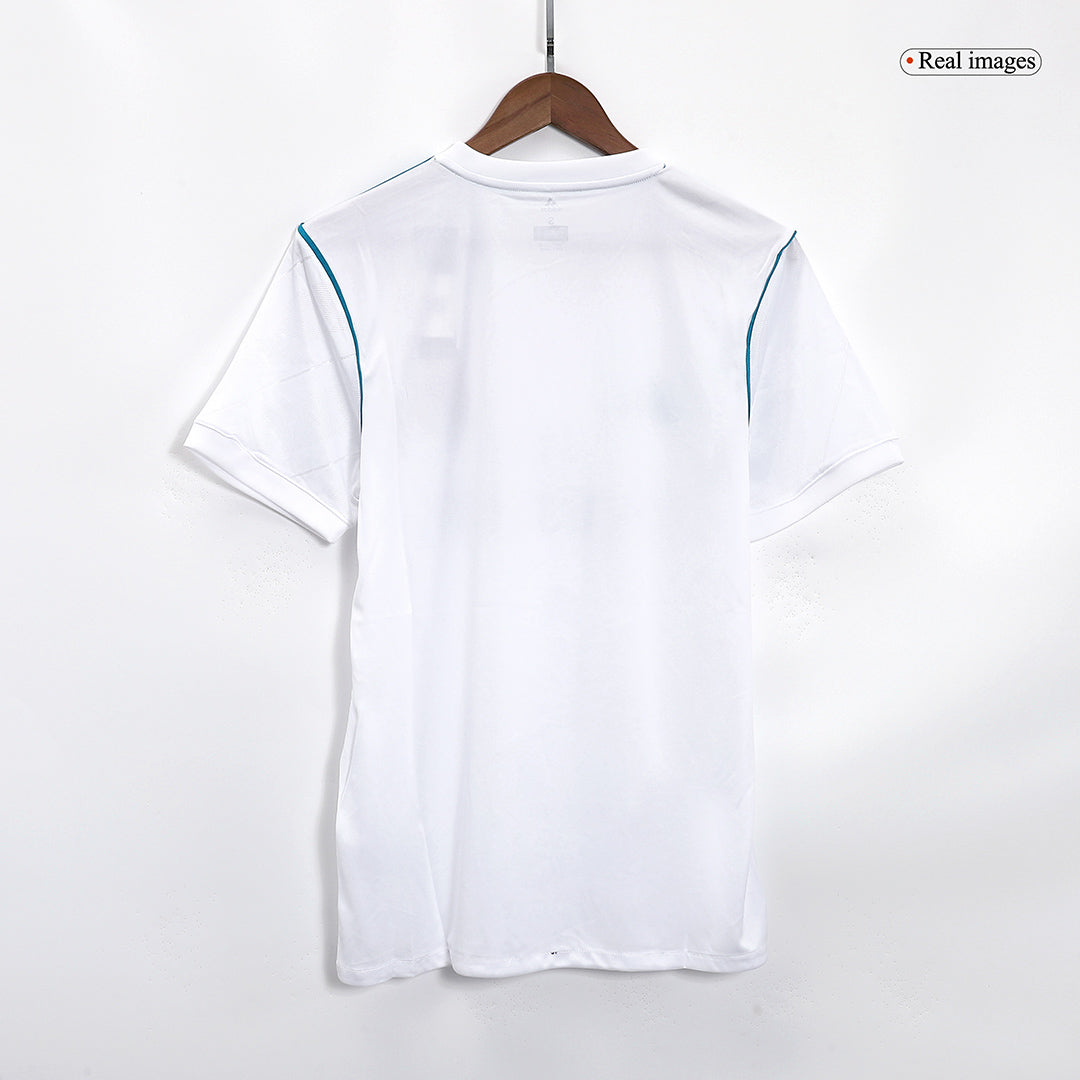 Retro Real Madrid Mens Home Soccer Jersey 2017/18 White