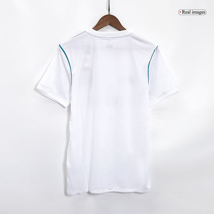 Retro Real Madrid Mens Home Soccer Jersey 2017/18 White