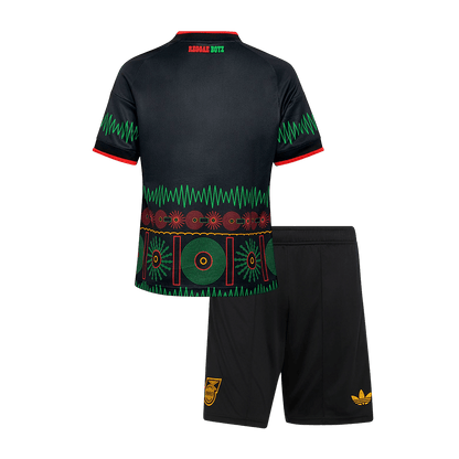 Jamaica Kids Away Soccer Kit World Cup 2026 Black