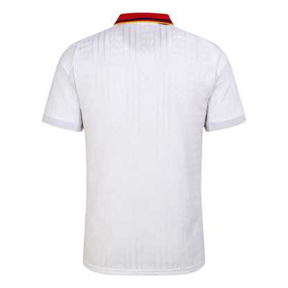Retro Spain Mens Away Soccer Jersey 1994 White