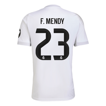 F.MENDY #23 Real Madrid Mens Home Soccer Jersey 2025/26 White [PREMIUM]