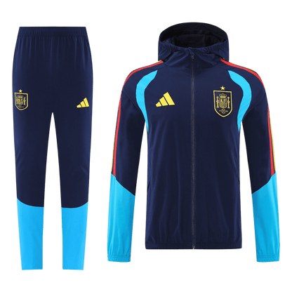 Spain Mens Training Tracksuit Kit 2026 Blue&Black