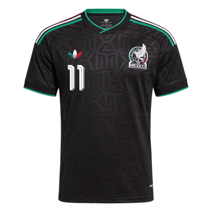 S.GIMENEZ #11 Mexico Mens Third Soccer Jersey World Cup 2026 Black