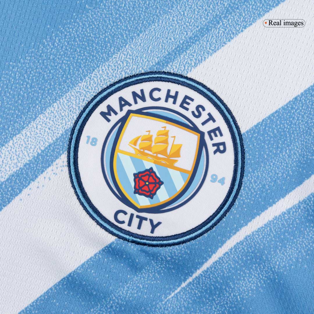 HAALAND #9 Manchester City Mens Home Soccer Jersey World Cup 2025/26 Blue [PREMIUM]