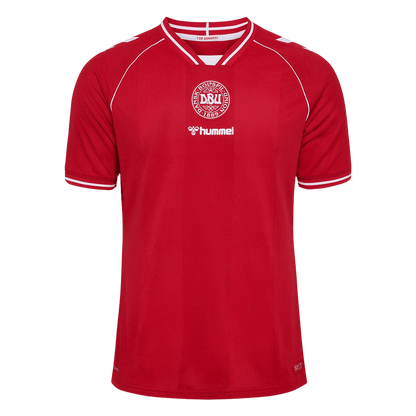 Denmark Mens Home Soccer Jersey World Cup 2026 Red