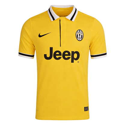 Retro PIRLO #21 Juventus Mens Away Soccer Jersey 2013/14 Yellow