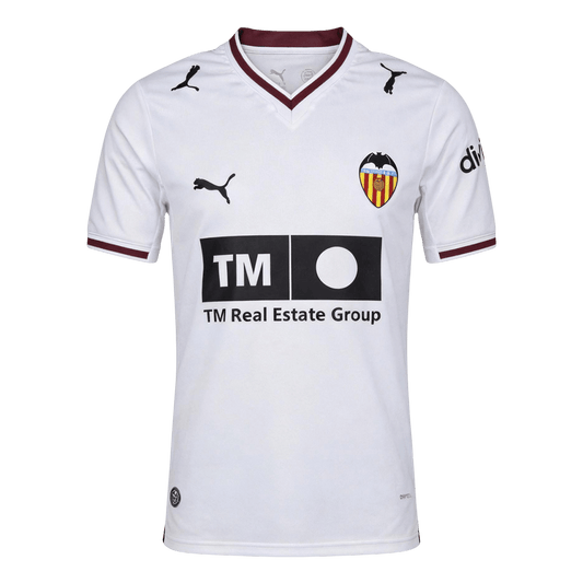 Valencia Mens Home Soccer Jersey 2026/27 White
