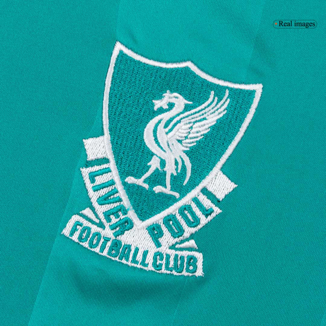 M.SALAH #11 Liverpool Mens Third Away Soccer Jersey 2025/26 Green