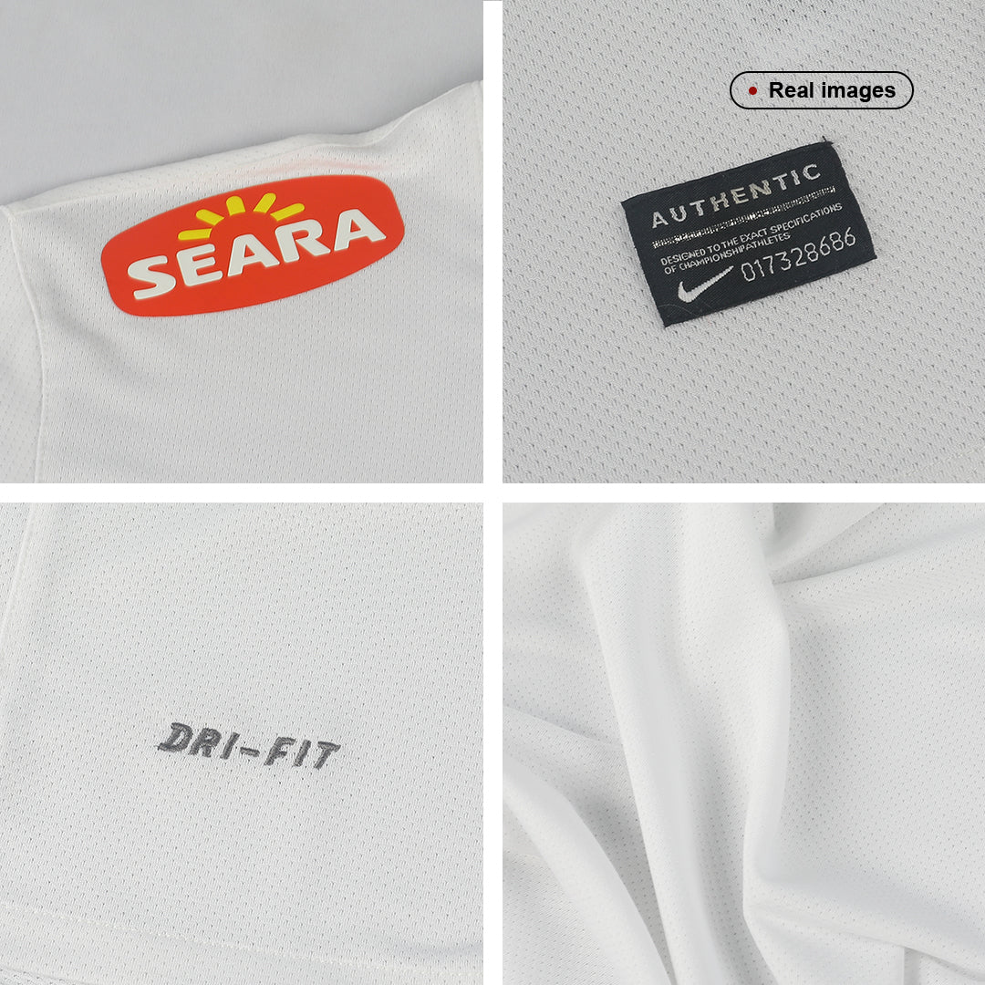 Retro NEYMAR JR #11 Santos FC Mens Home Soccer Jersey 2012 White