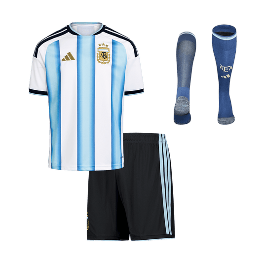 Argentina Kids Home Soccer Full Set World Cup 2026 Blue&White [PREMIUM]