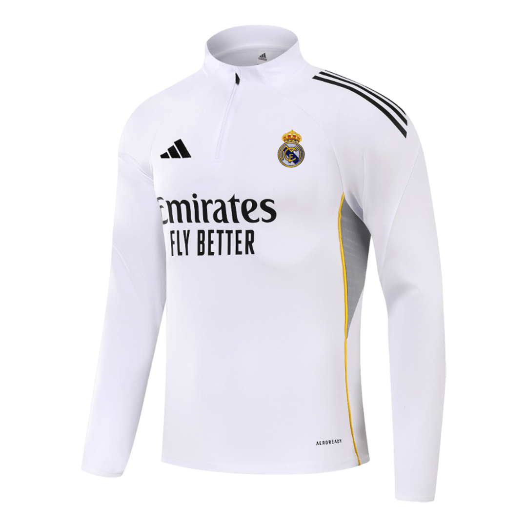 Real Madrid Kids Training Tracksuit Kit 2025/26 White
