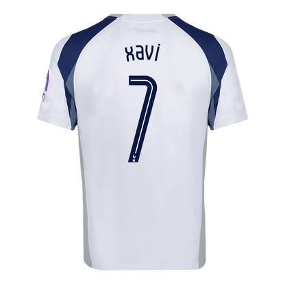 XAVI #7 Tottenham Hotspur Mens Home Soccer Jersey UCL 2025/26 White