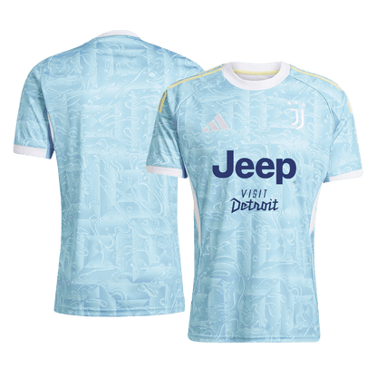 Juventus Mens Away Soccer Jersey 2025/26 Blue