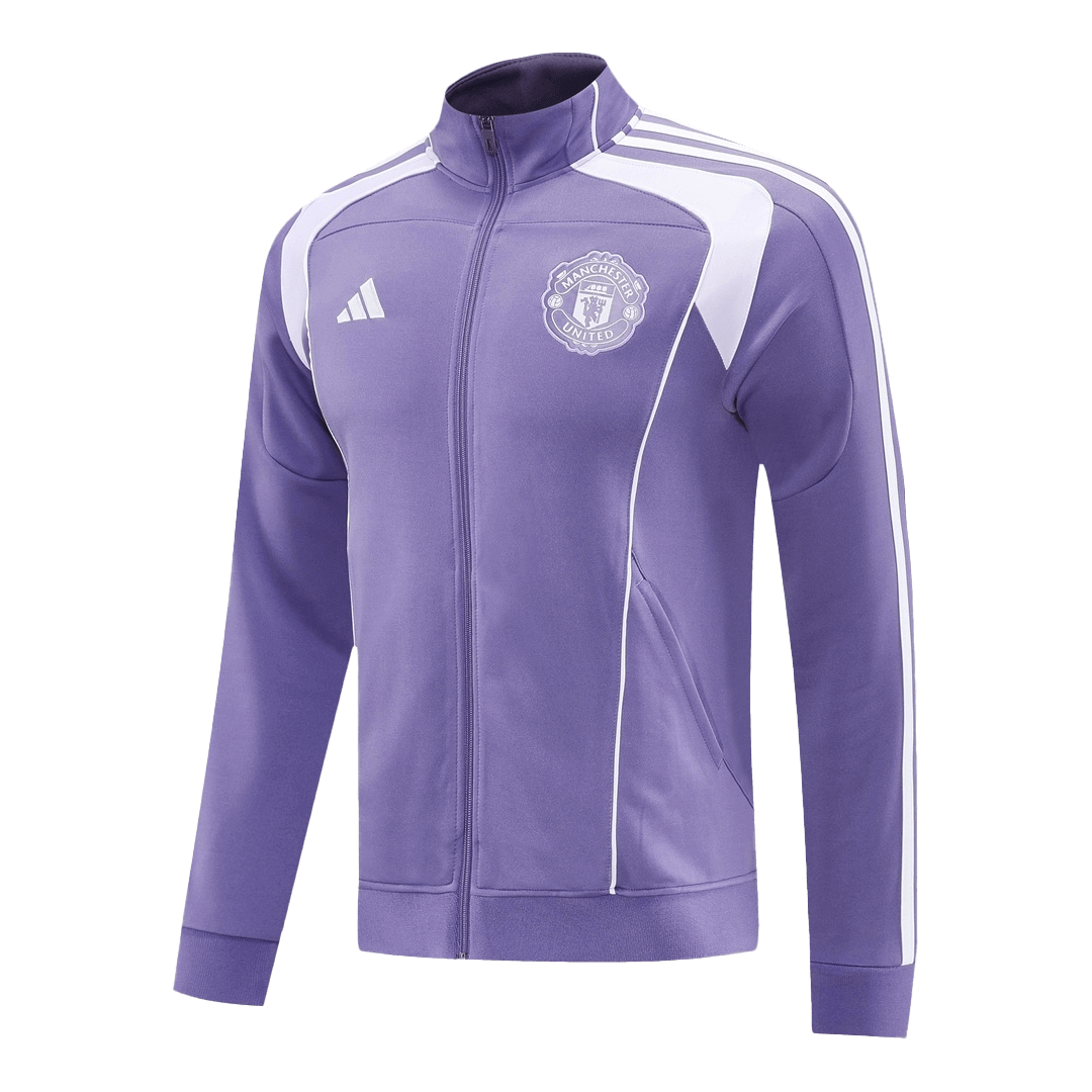 Manchester United Mens Training Tracksuit Kit 2025/26 Purple