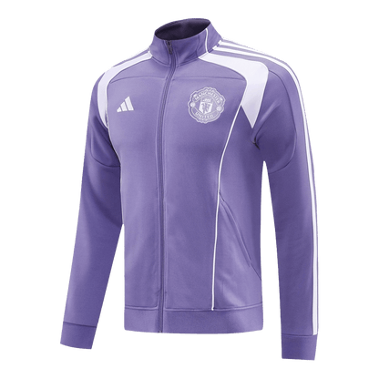 Manchester United Mens Training Tracksuit Kit 2025/26 Purple