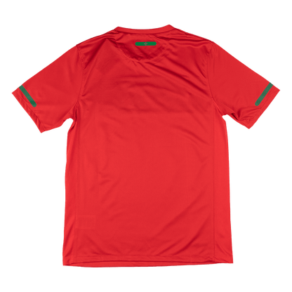 Retro Portugal Mens Home Soccer Jersey 2010 Red