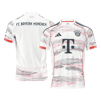 Bayern Munich Mens Away Soccer Jersey 2025/26 White