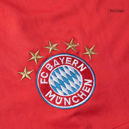 Bayern Munich Mens Home Soccer Full Set 2025/26 Red [PREMIUM]