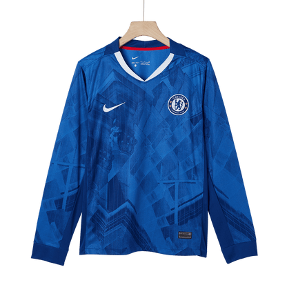 Chelsea Mens Home Long Sleeve Soccer Jersey 2025/26 Blue