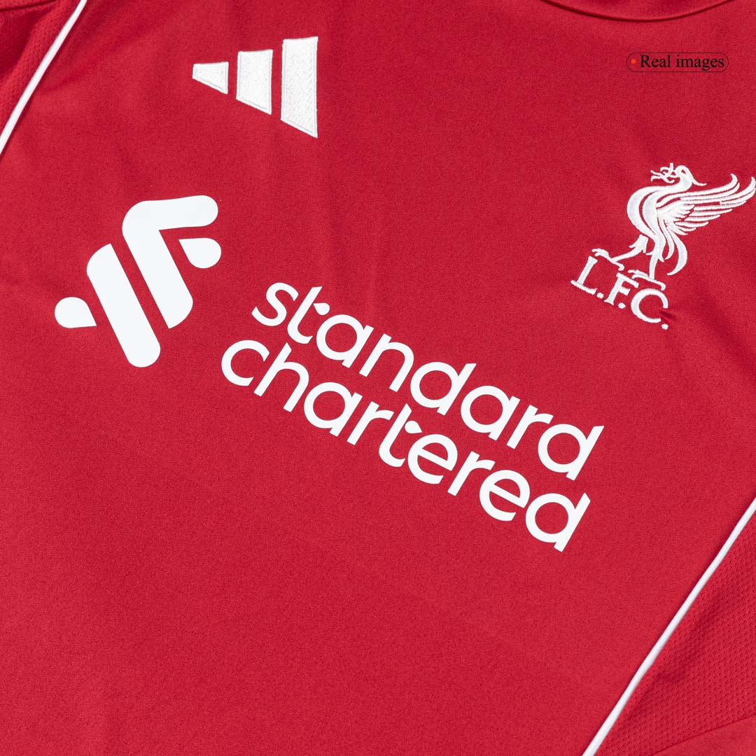 Liverpool Mens Home Soccer Jersey 2025/26 Red