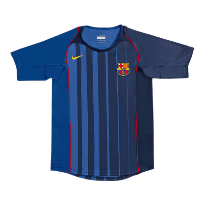 Retro ETO'O #9 Barcelona Mens Away Soccer Jersey 2004/05 Blue