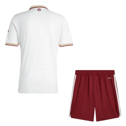 Arsenal Mens Third Away Soccer Kit 2025/26 White