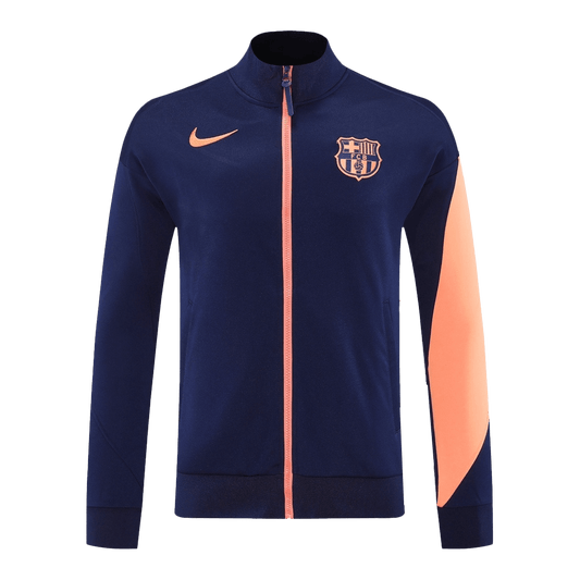Barcelona Mens Training Jacket 2025/26 Navy&Orange