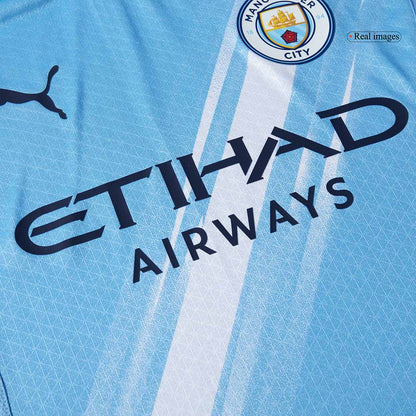 HAALAND #9 Manchester City Mens Home Soccer Jersey World Cup 2025/26 Blue - Player Version