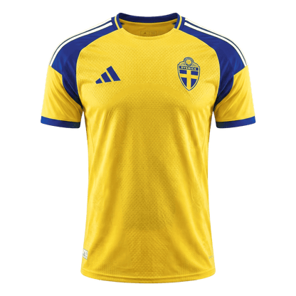 Sweden Mens Home Soccer Jersey World Cup 2026 Yellow - Player Version