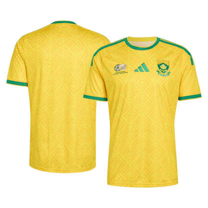 South Africa Mens Home Soccer Jersey World Cup 2026 Yellow